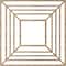Ekena Millwork Raven Wood Fretwork Pierced Ceiling Medallion, Red Oak, 34"OD x 12 1/2"ID x 1/4"T CMWP34X34X0250RARO - alternate 2